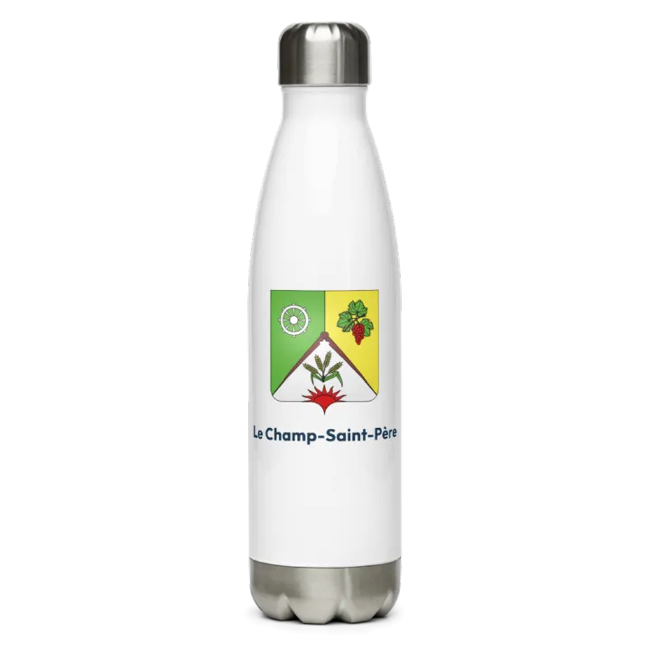 Gourde inox blason de Le Champ-Saint-Père