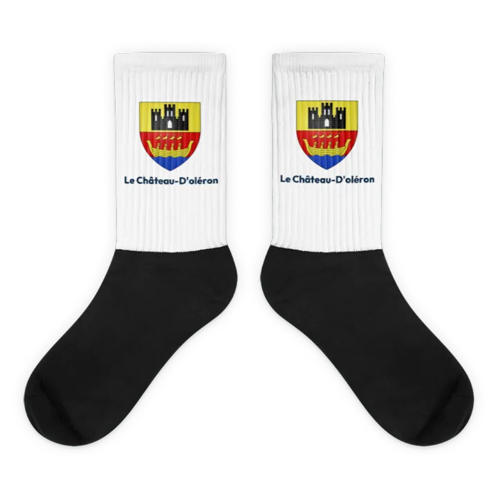 Chaussettes — blason du Château-d'Oléron