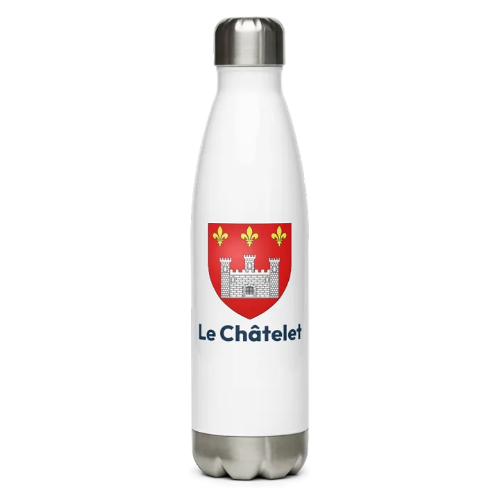 Gourde inox blason de Le Châtelet