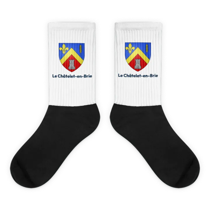 Chaussettes — blason du Châtelet-en-Brie