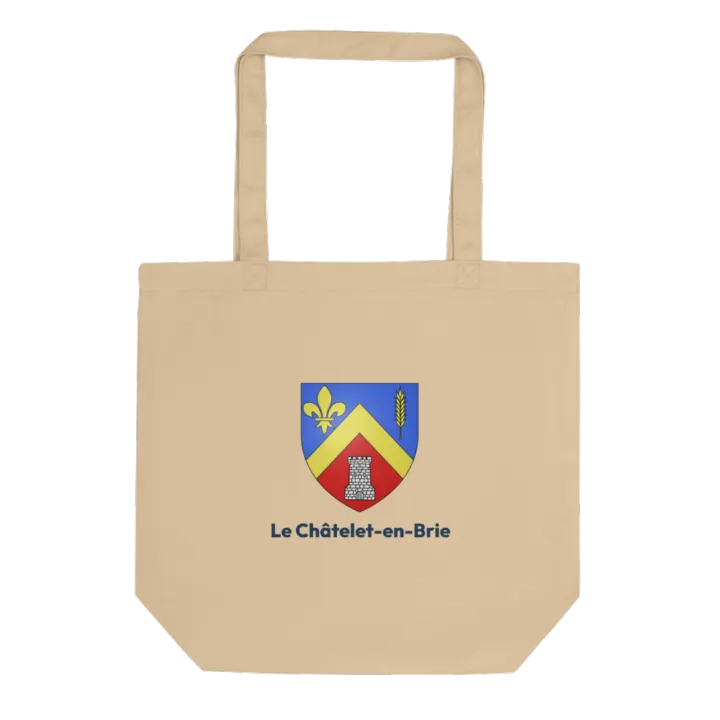 Tote bag coton bio — blason du Châtelet-en-Brie