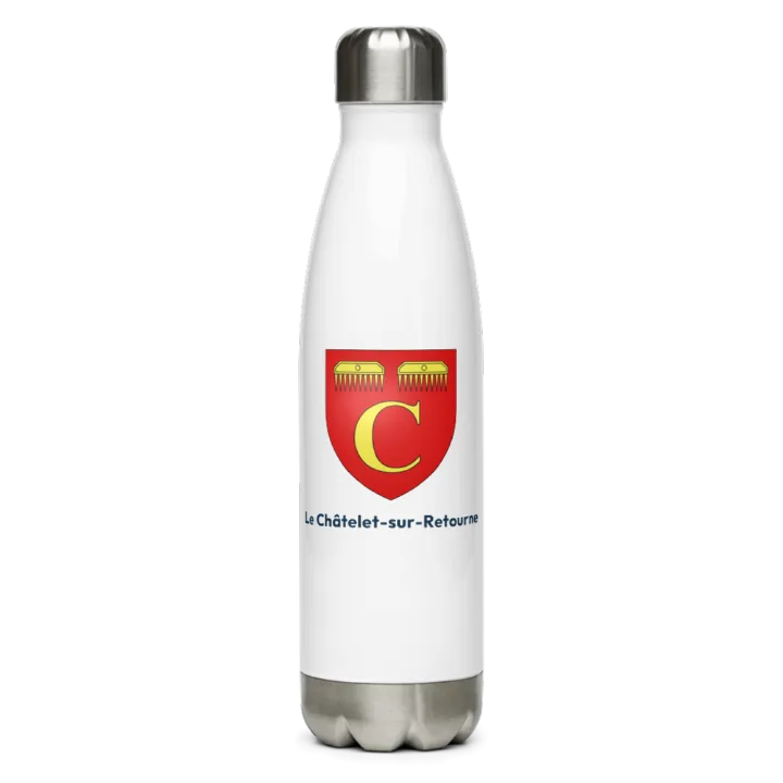 Gourde inox blason de Le Châtelet-sur-Retourne