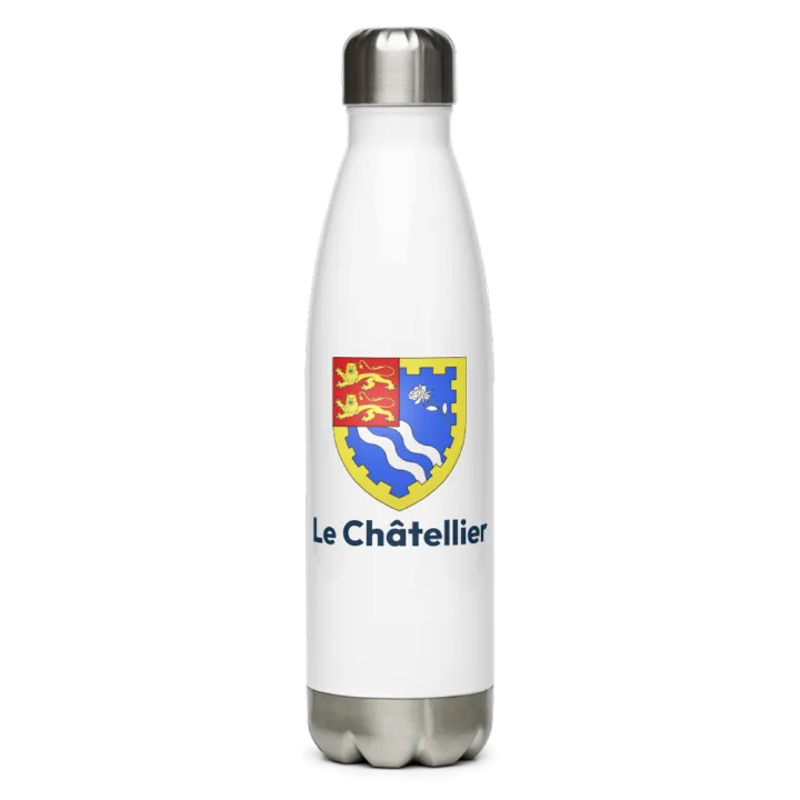 Gourde inox blason de Le Châtellier