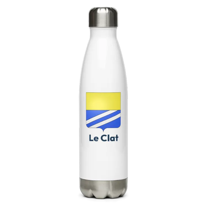 Gourde inox blason de Le Clat