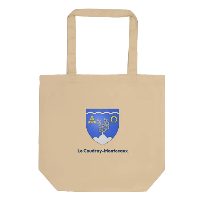 Tote bag coton bio — blason du Coudray-Montceaux