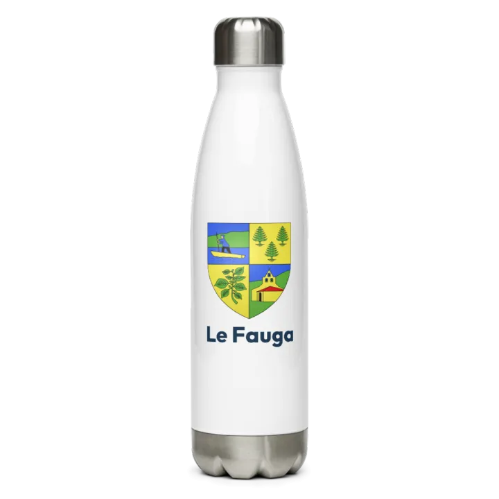 Gourde inox blason de Le Fauga