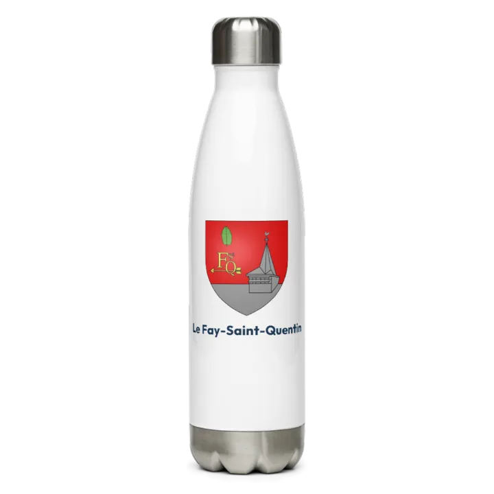 Gourde inox blason de Le Fay-Saint-Quentin