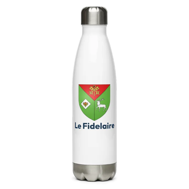 Gourde inox blason de Le Fidelaire