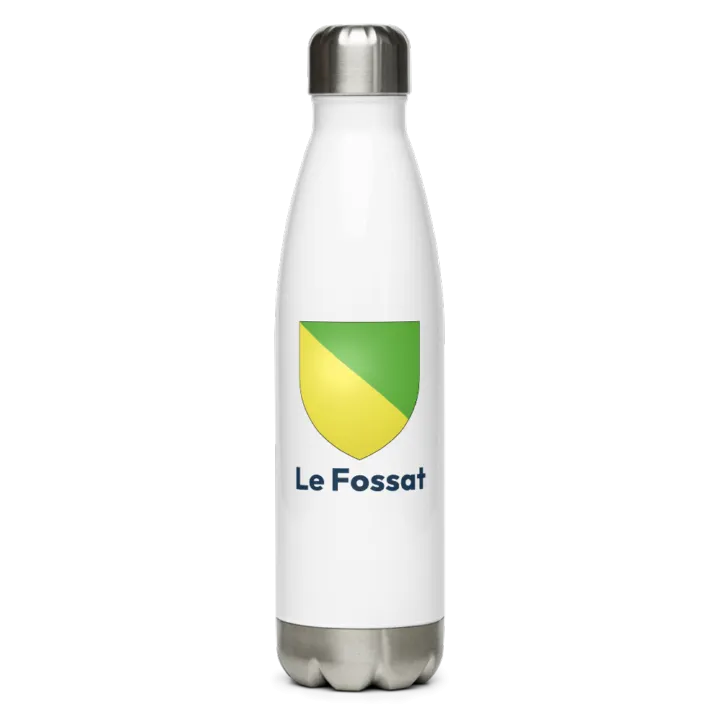 Gourde inox — blason du Fossat