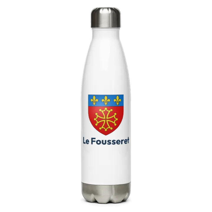 Gourde inox blason de Le Fousseret