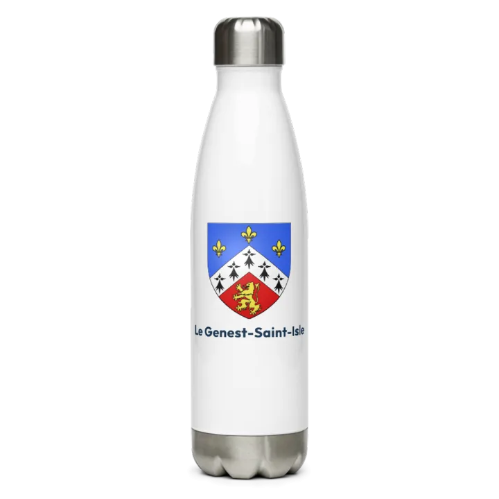Gourde inox blason de Le Genest-Saint-Isle