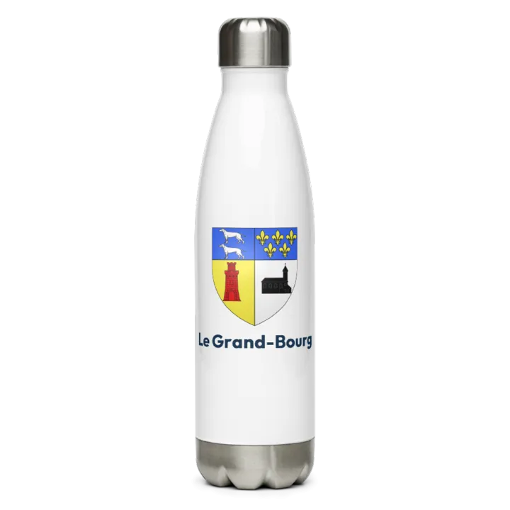 Gourde inox — blason du Grand-Bourg