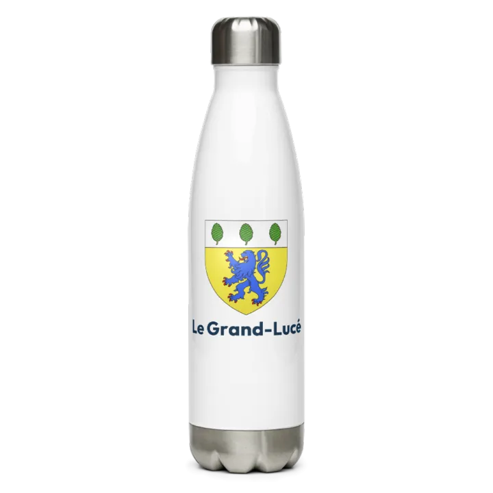 Gourde inox blason de Le Grand-Lucé