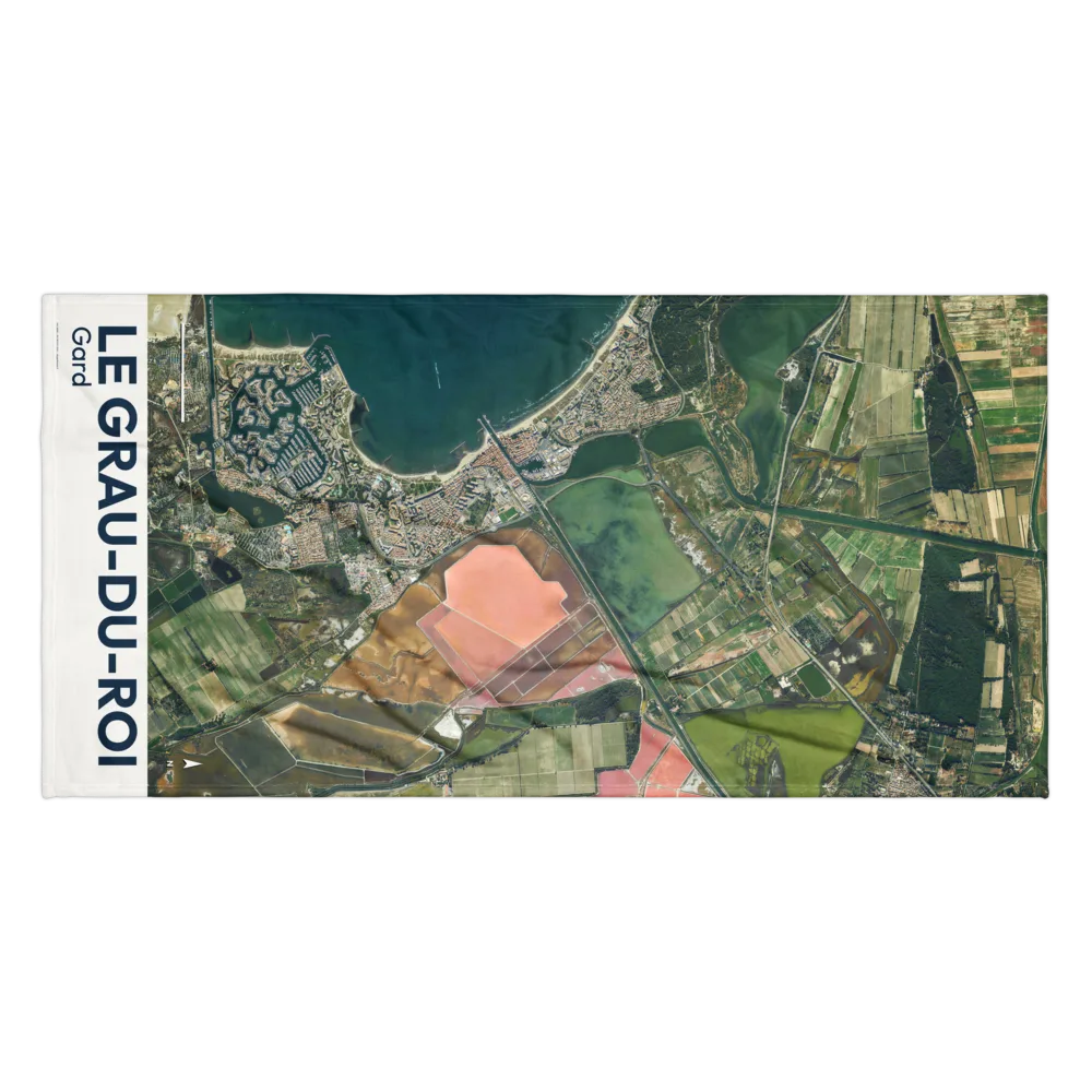 Serviette cartographique — carte de Le Grau-du-Roi