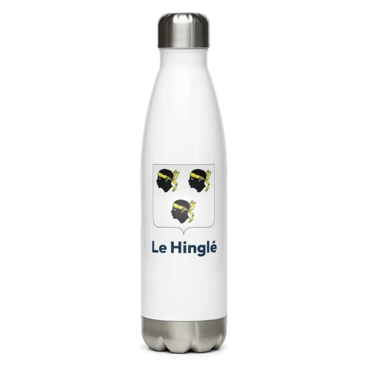 Gourde inox blason de Le Hinglé