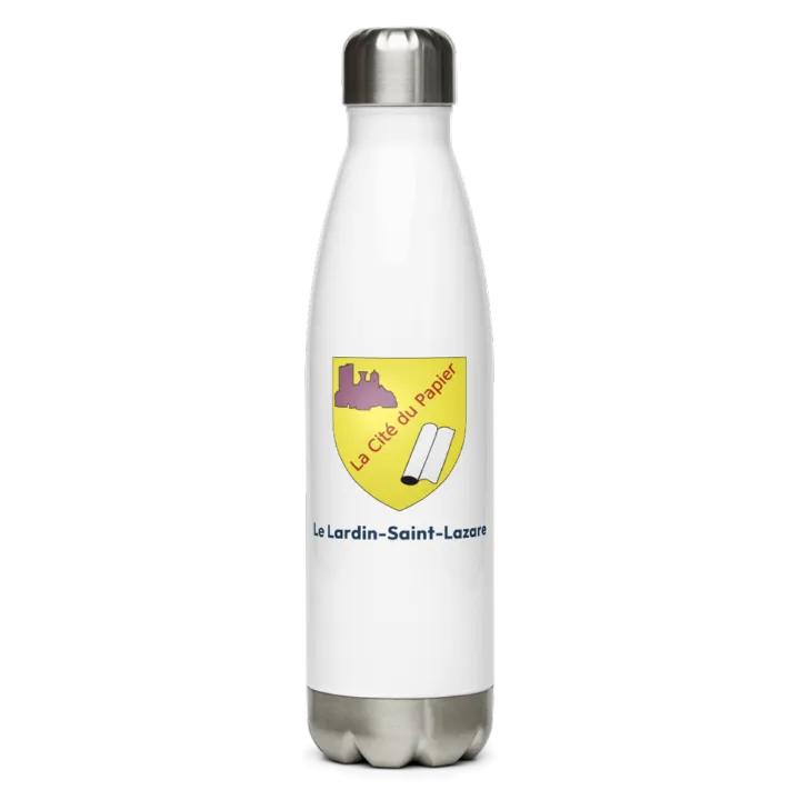 Gourde inox blason de Le Lardin-Saint-Lazare