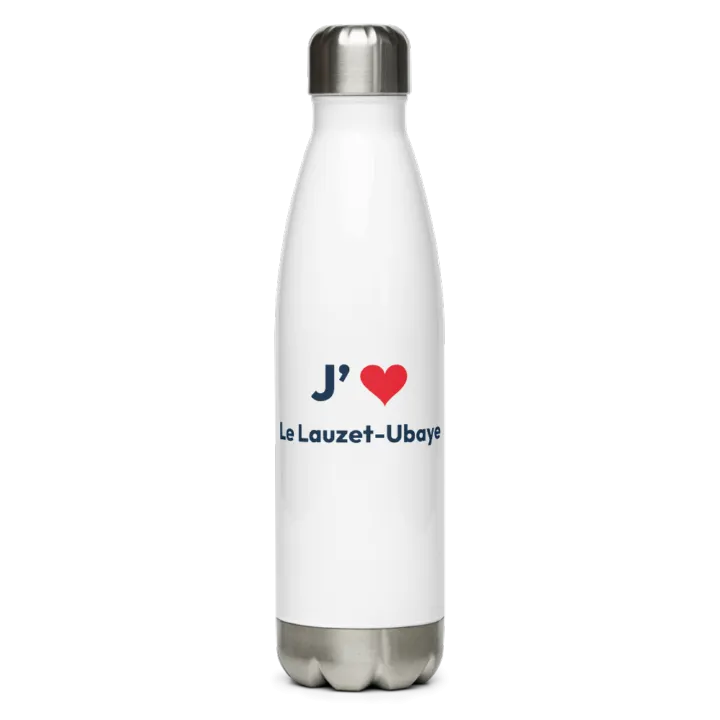 Gourde inox « J’❤ Le Lauzet-Ubaye »
