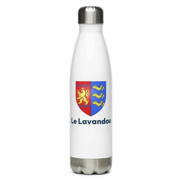 Gourde inox blason de Le Lavandou