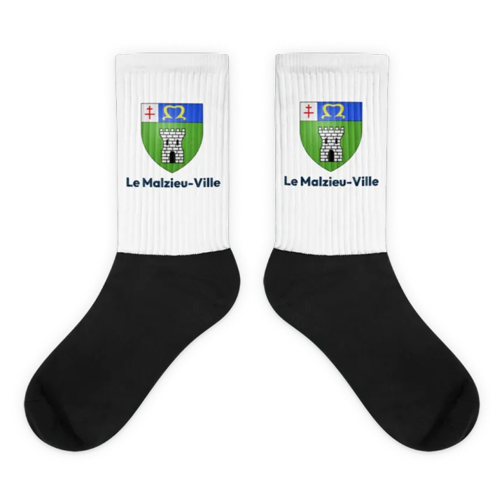 Chaussettes — blason du Malzieu-Ville