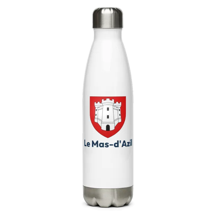 Gourde inox blason de Le Mas-d'Azil