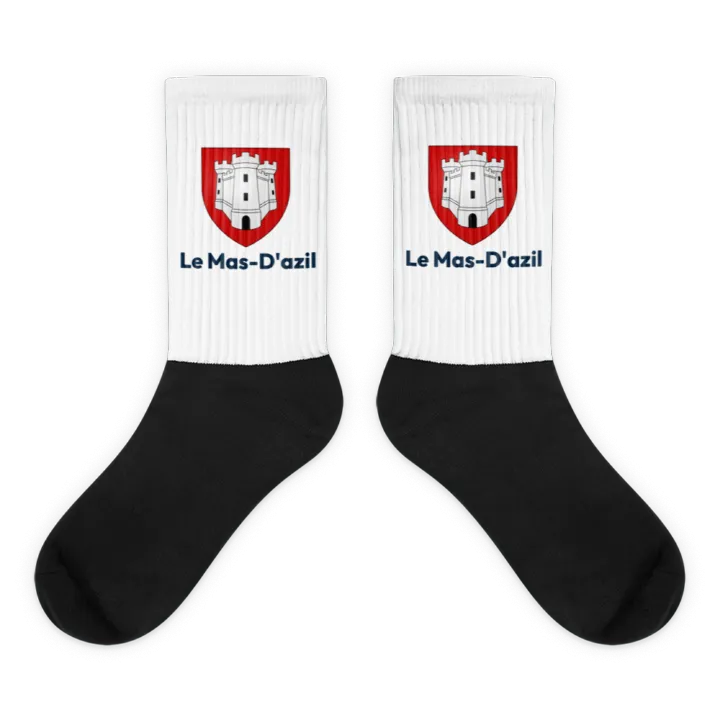 Chaussettes — blason du Mas-d'Azil