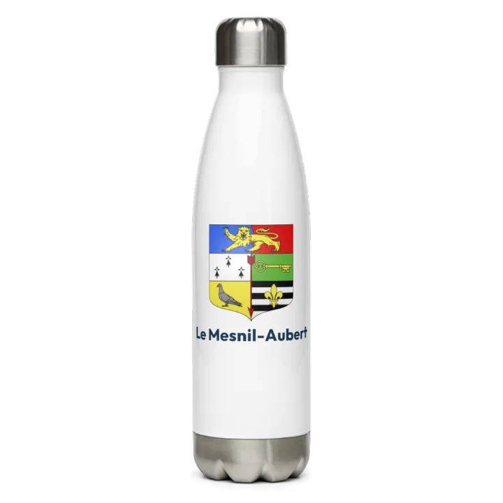 Gourde inox blason de Le Mesnil-Aubert