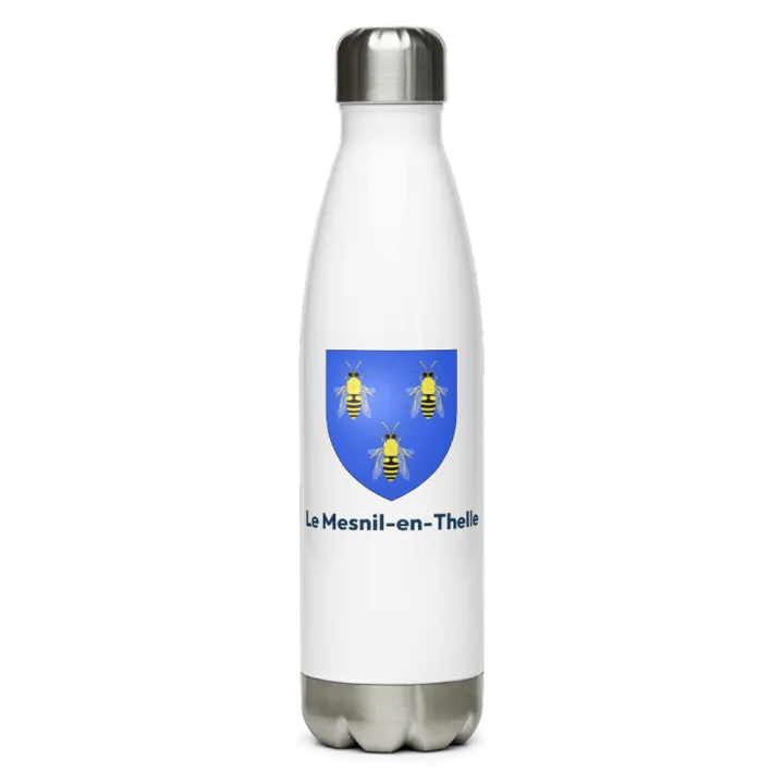 Gourde inox — blason du Mesnil-en-Thelle
