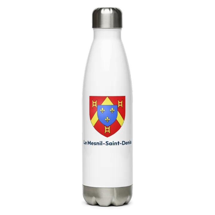 Gourde inox blason de Le Mesnil-Saint-Denis