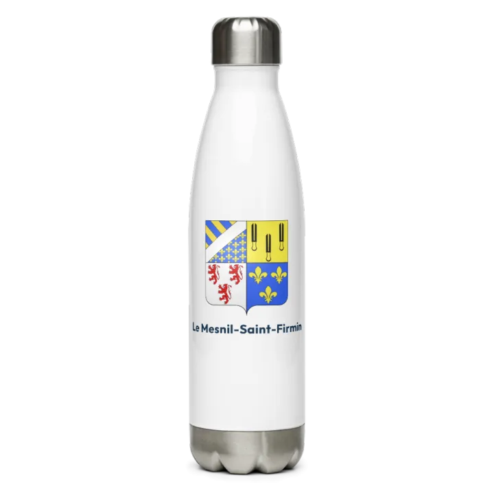 Gourde inox blason de Le Mesnil-Saint-Firmin