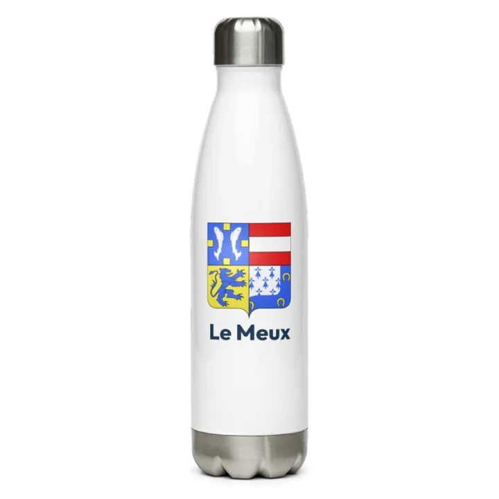 Gourde inox blason de Le Meux