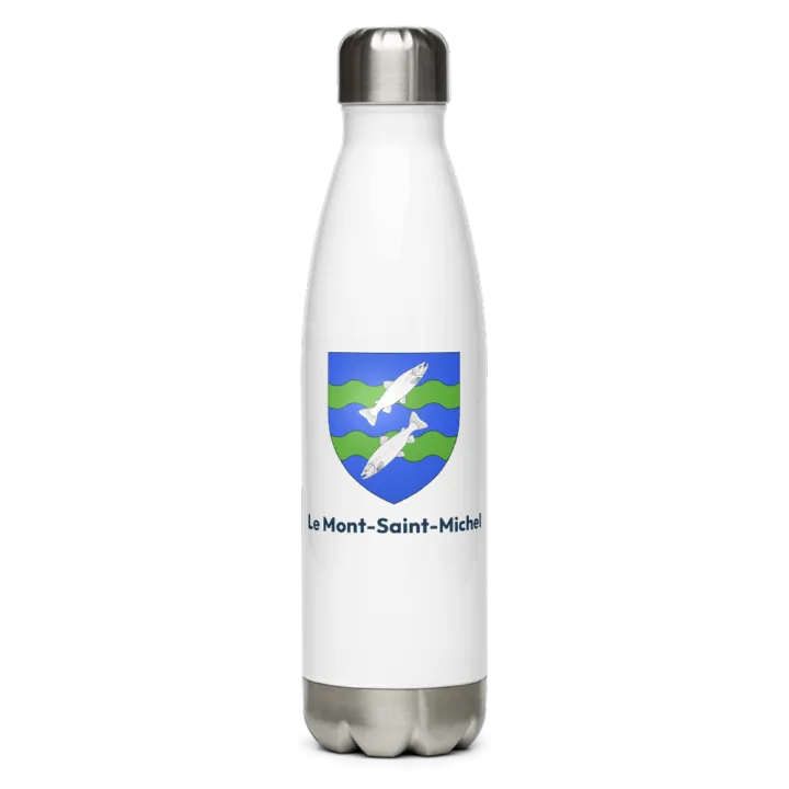 Gourde inox — blason du Mont-Saint-Michel