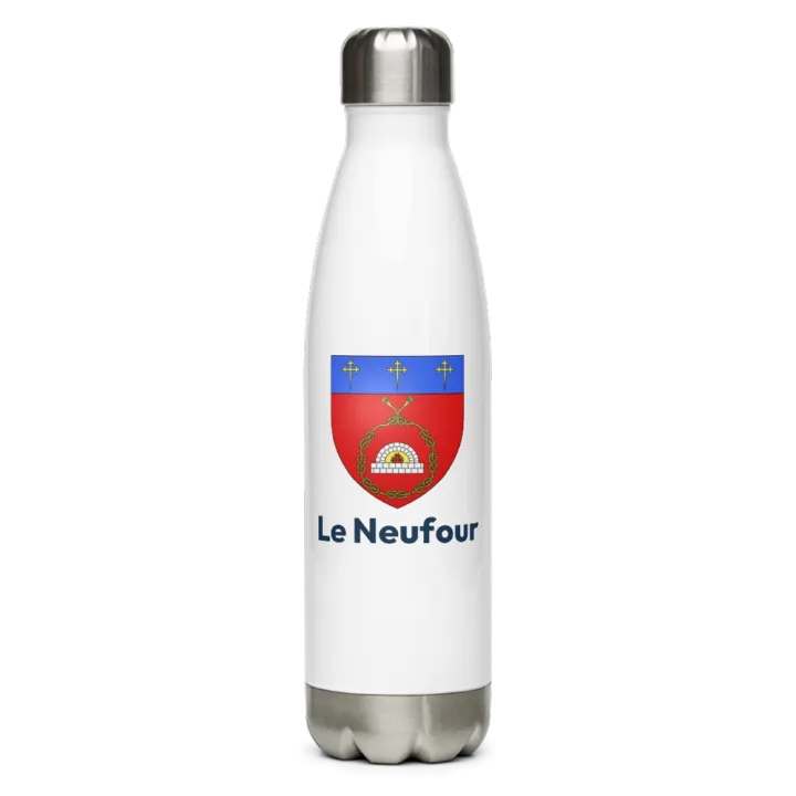 Gourde inox blason de Le Neufour