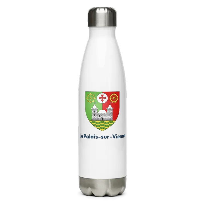 Gourde inox — blason du Palais-sur-Vienne