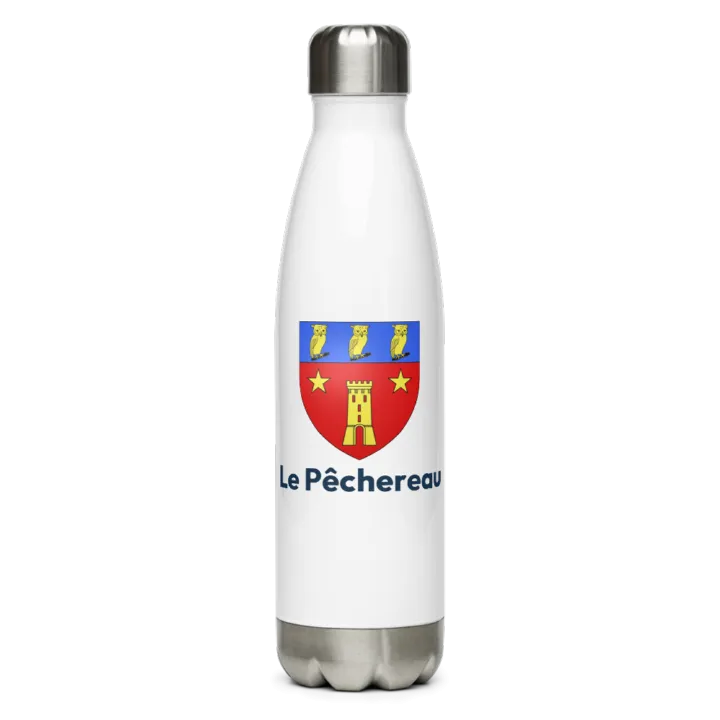Gourde inox blason de Le Pêchereau