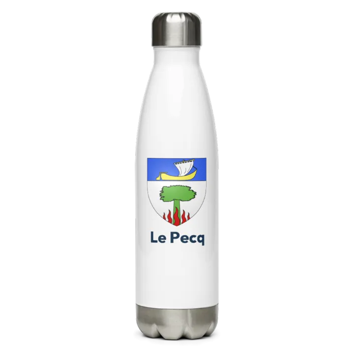 Gourde inox blason de Le Pecq