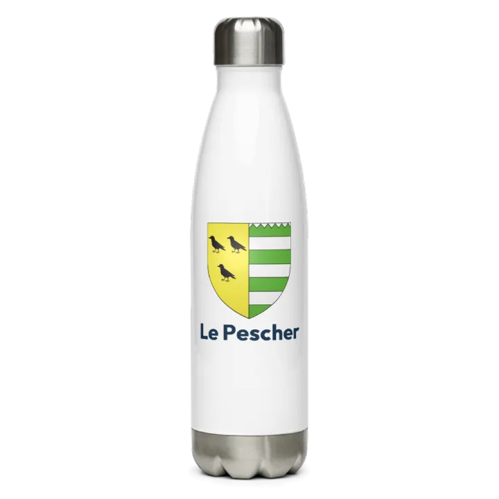 Gourde inox blason de Le Pescher