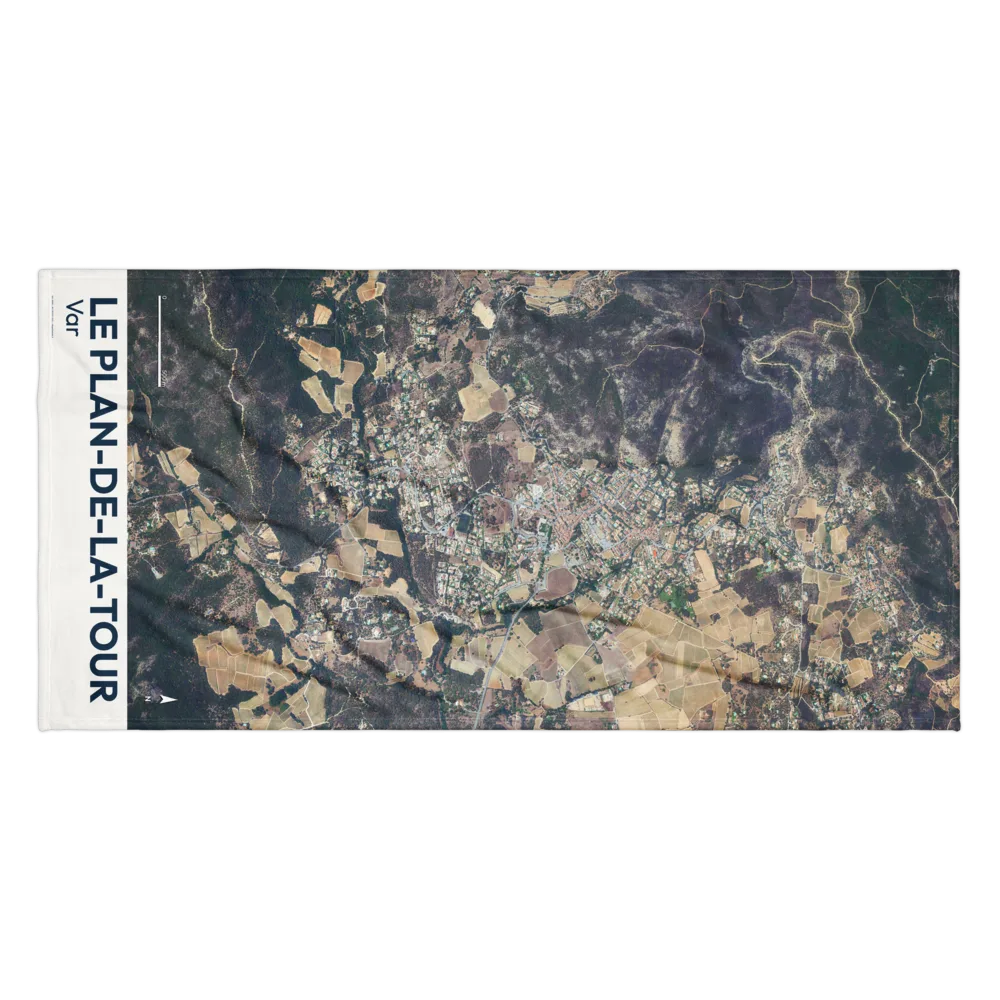 Serviette cartographique — carte de Le Plan-de-la-Tour