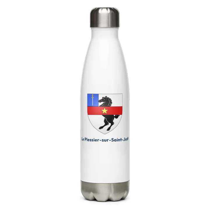 Gourde inox — blason du Plessier-sur-Saint-Just