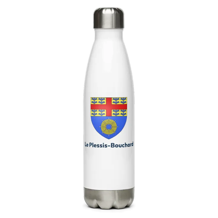 Gourde inox blason de Le Plessis-Bouchard