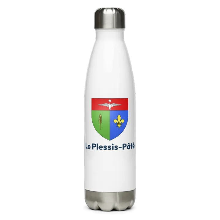 Gourde inox blason de Le Plessis-Pâté