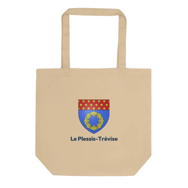 Tote bag coton bio — blason du Plessis-Trévise