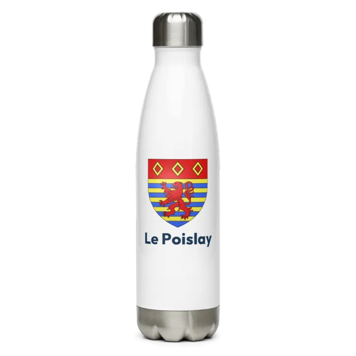 Gourde inox blason de Le Poislay