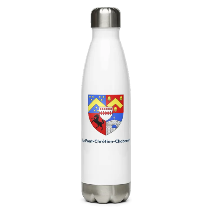 Gourde inox blason de Le Pont-Chrétien-Chabenet