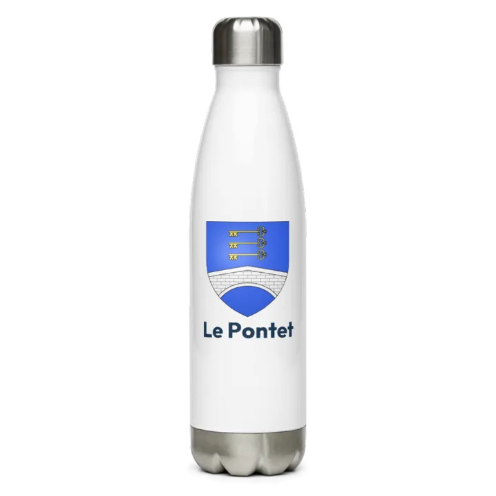Gourde inox blason de Le Pontet