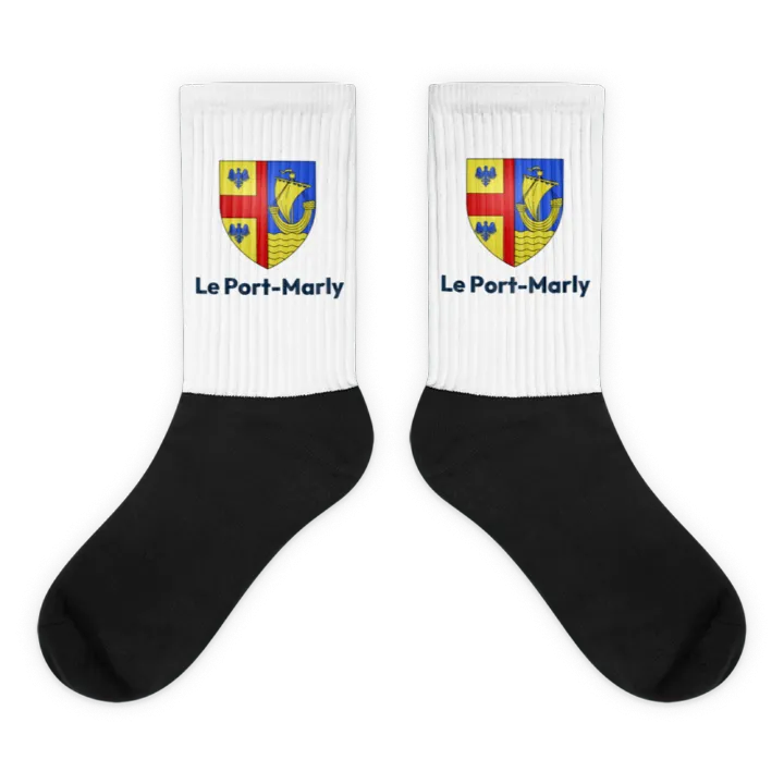 Chaussettes — blason du Port-Marly