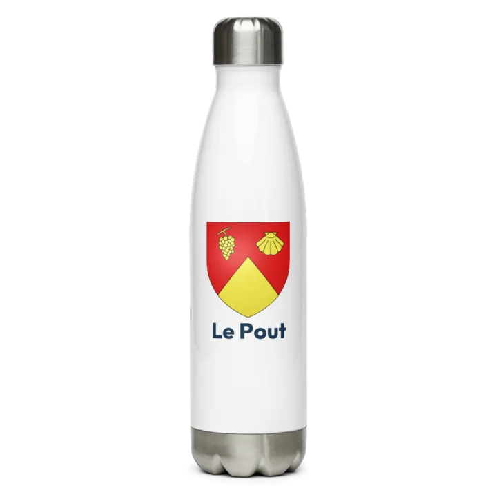 Gourde inox blason de Le Pout