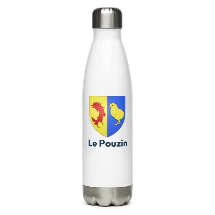 Gourde inox blason de Le Pouzin