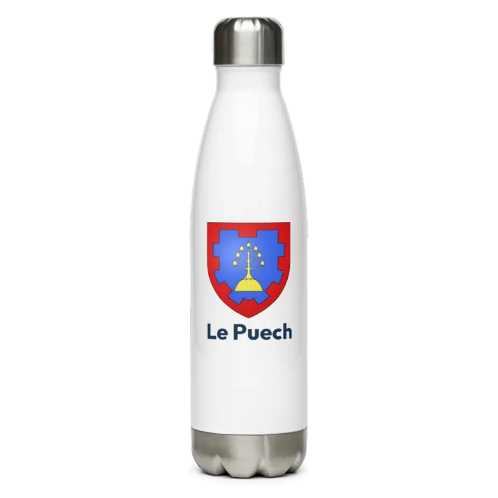 Gourde inox blason de Le Puech