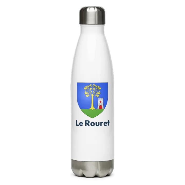 Gourde inox blason de Le Rouret