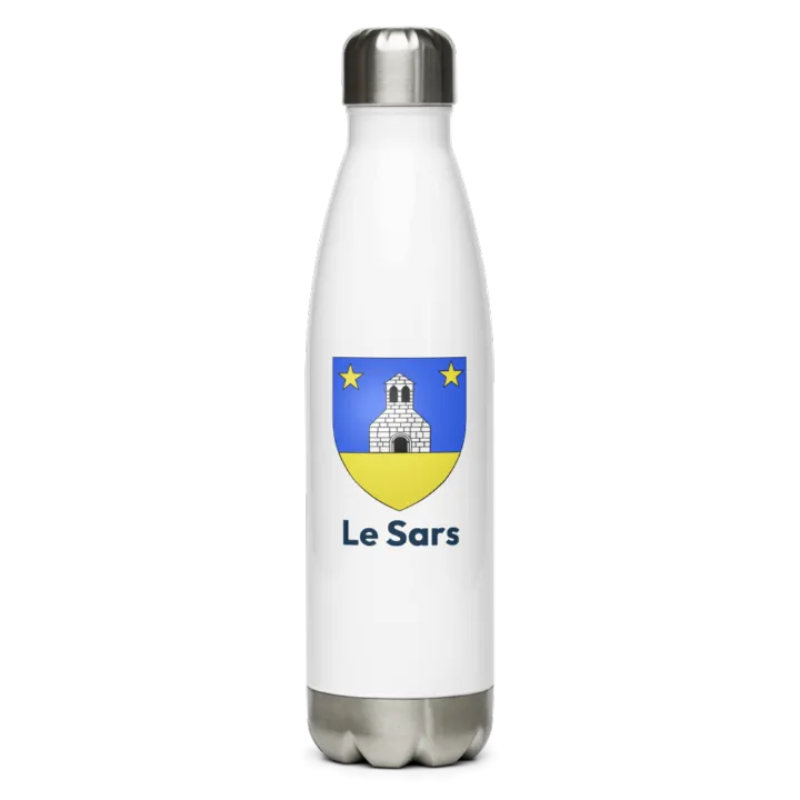Gourde inox blason de Le Sars